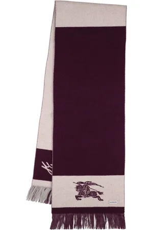 Burberry Sciarpa Blot Strip Knight In Lana