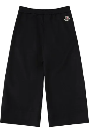 Moncler Pantaloni Larghi In Misto Lana