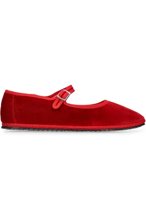 VIBI VENEZIA Ballerine Mary Jane In Velluto 10mm