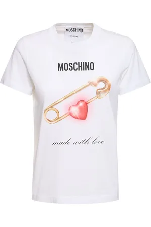 Moschino T-shirt In Jersey Di Cotone Stampato