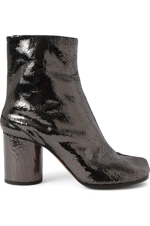 Maison Margiela Stivaletti Tabi In Pelle Specchiata 80mm