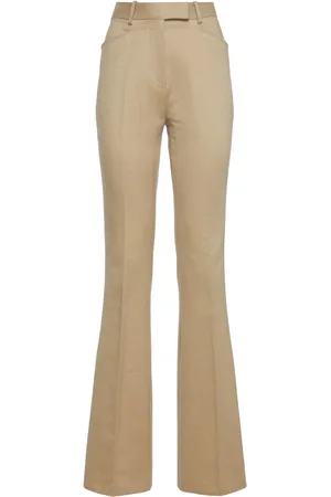 Tom Ford Pantaloni Larghi Sartoriali In Cotone