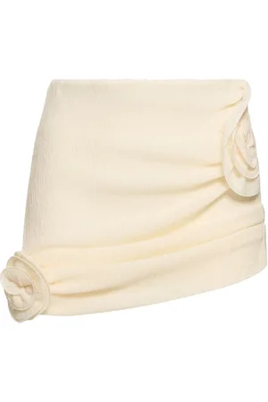 MAGDA BUTRYM Minigonna Drappeggiata Con Rose
