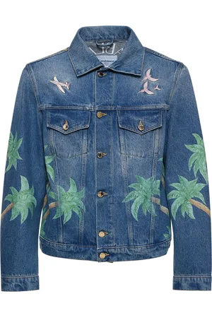 Casablanca Giacca In Denim Con Stampa E Ricami