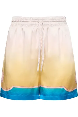 Casablanca Shorts In Seta Con Coulisse