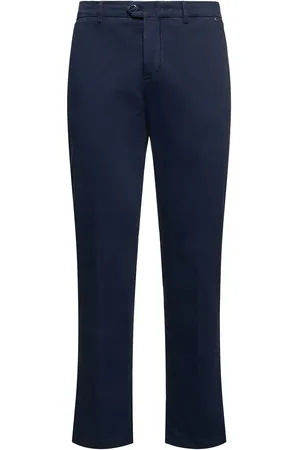 Kiton Pantaloni Chino In Misto Cotone
