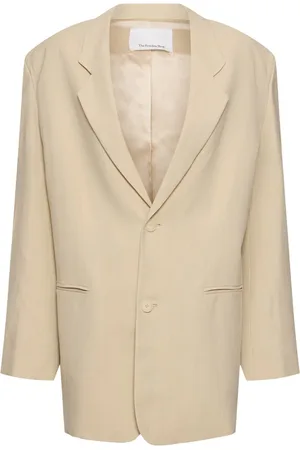The Frankie Shop Blazer Aiden In Lino E Viscosa