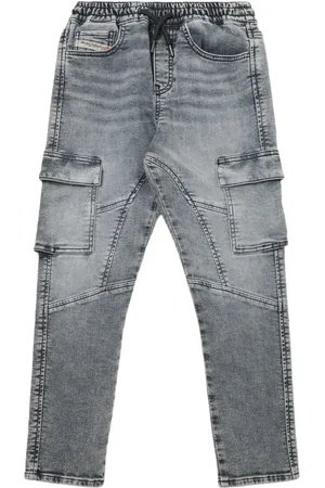 Diesel Jeans Cargo In Cotone Stretch
