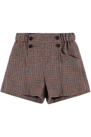 BONPOINT Shorts In Misto Lana Stampata