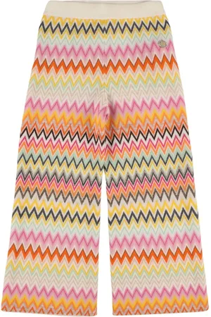 Missoni Pantaloni Svasati In Maglia Di Misto Lana