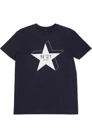 Nº21 T-shirt In Jersey Di Cotone Stampato