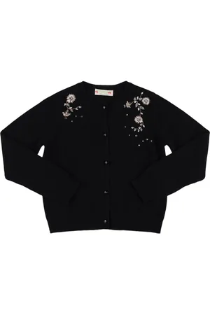 BONPOINT Cardigan In Maglia Di Cashmere Con Ricami