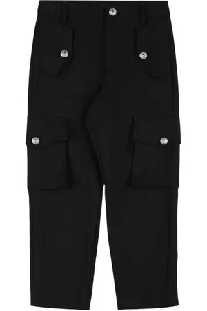 Balmain Pantaloni Cargo In Misto Lana