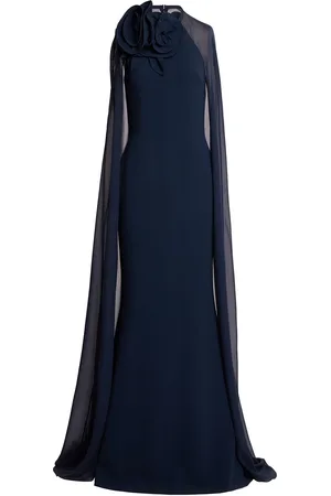 Elie saab Vestito Lungo In Misto Seta