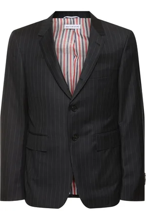 Thom Browne Blazer Gessato In Lana