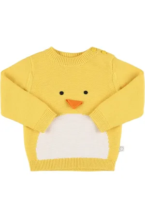 Stella McCartney Maglia In Cotone A Intarsio