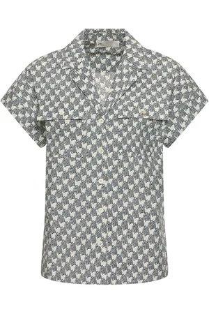 Tory Burch Camicia In Popeline Di Cotone Con Stampa