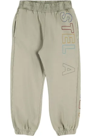 Stella McCartney Pantaloni In Cotone Con Ricami