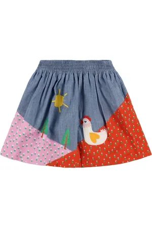 Stella McCartney Gonna In Cotone Chambray