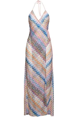 Missoni Vestito In Lurex / Chiusura Al Collo