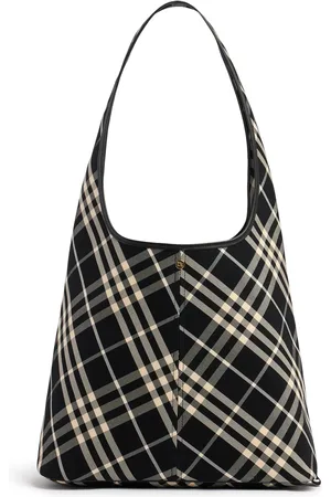 Burberry Borsa Shopping Grande In Tela