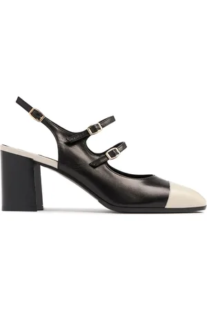 Carel Décolleté Slingback Papaya In Pelle 60mm