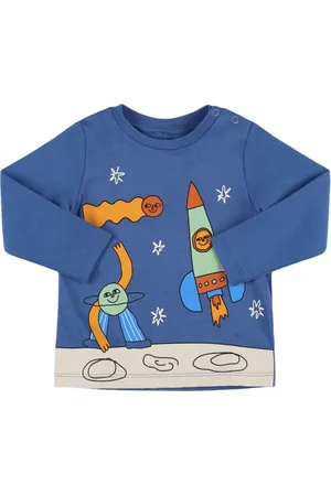Stella McCartney T-shirt In Jersey Di Cotone Stampato