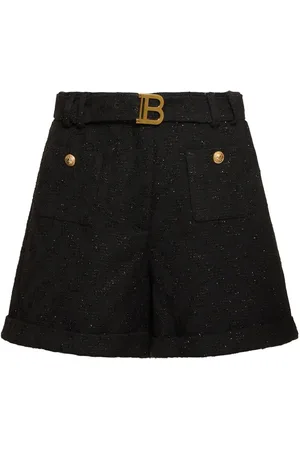 Balmain Shorts In Tweed