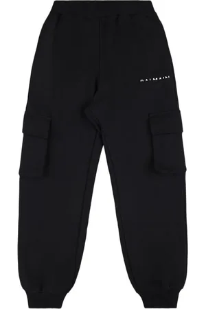 Balmain Pantaloni Cargo In Felpa Di Cotone