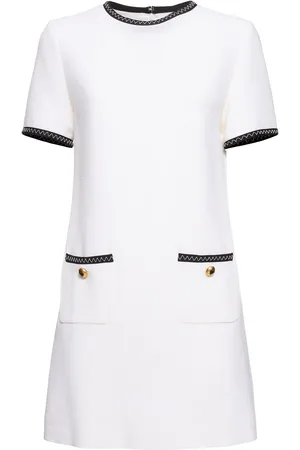 Moschino Vestito Mini In Crepe Di Viscosa Stretch