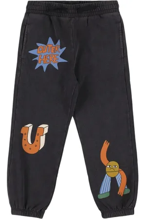 Stella McCartney Pantaloni In Felpa Di Misto Cotone Con Stampa