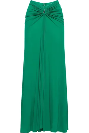 Paco rabanne Gonna Midi In Jersey Drappeggiato