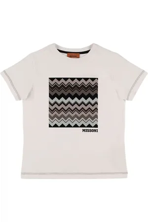 Missoni T-shirt In Jersey Di Cotone Stampato