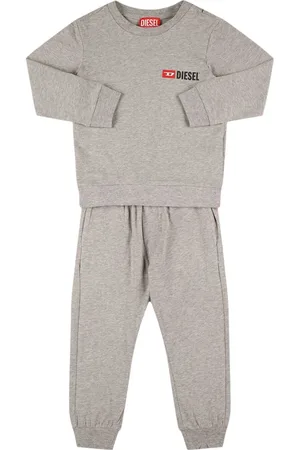 Diesel Set Pigiama In Cotone Con Logo