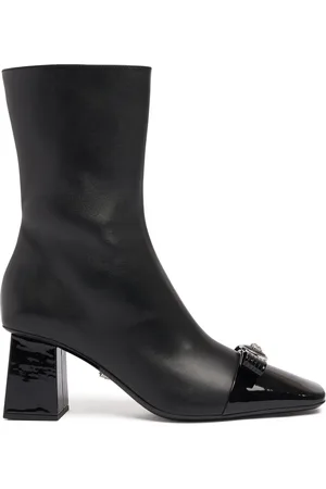 VERSACE Stivaletti In Pelle 70mm