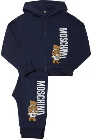 Moschino Felpa E Pantaloni In Jersey Di Cotone