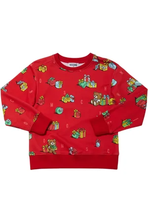 Moschino Felpa In Cotone Stampato