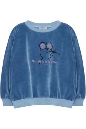 Weekend House Kids Felpa In Cotone Organico Con Ricami