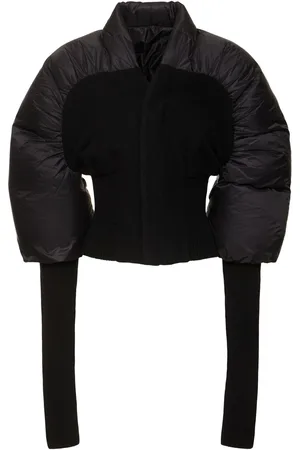 Rick Owens Piumino Duvetina In Misto Lana