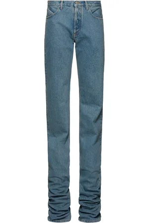The Attico Jeans Dritti Extra Lunghi Vita Media