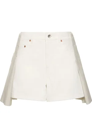 SACAI Shorts Melton In Denim E Lana