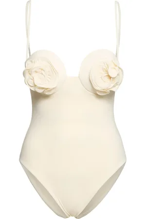 MAGDA BUTRYM Costume Intero In Lycra Con Rose