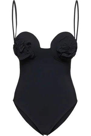 MAGDA BUTRYM Costume Intero In Lycra Con Rose