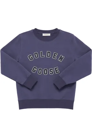 Golden Goose Pantaloni Journey In Misto Cotone Con Logo