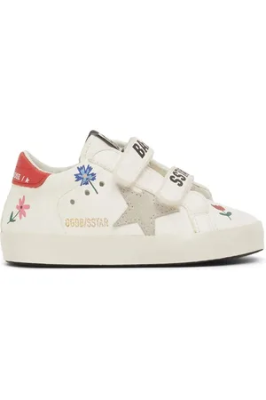 Golden Goose Scarpe Primi Passi Baby School In Pelle