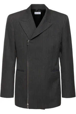 Burberry Blazer In Lana Con Zip