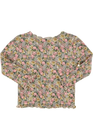 The New Society T-shirt In Jersey Di Cotone Con Stampa