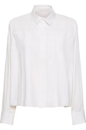 SACAI Camicia In Popeline Di Misto Cotone
