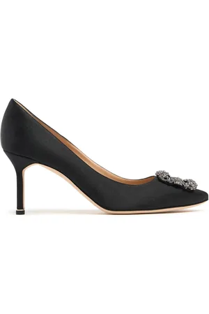 Manolo Blahnik Décolleté Hangisi In Raso 70mm