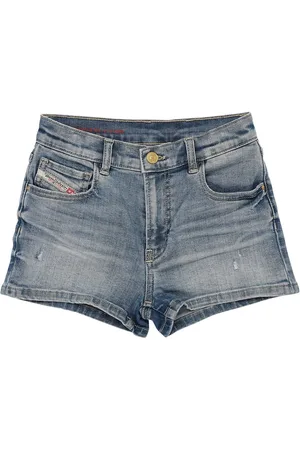 Diesel Shorts In Di Misto Cotone Stonewashed